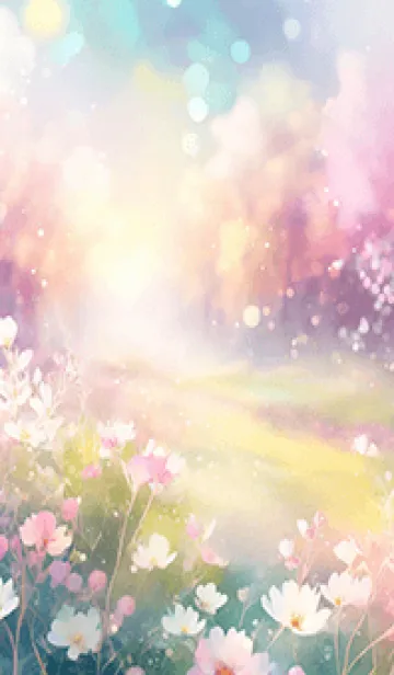 [LINE着せ替え] 優美な春の風景の着せかえ(Spring-144)の画像1