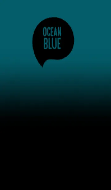 Black & Ocean Blue Theme V.7 (JP)の着せ替えメイン画像