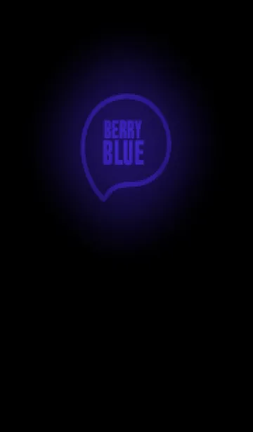 [LINE着せ替え] Berry  Blue  Neon Theme (JP)の画像1