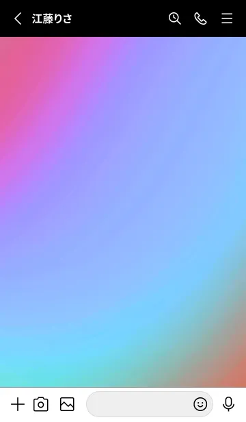 [LINE着せ替え] パステル グラデーション 35の画像2