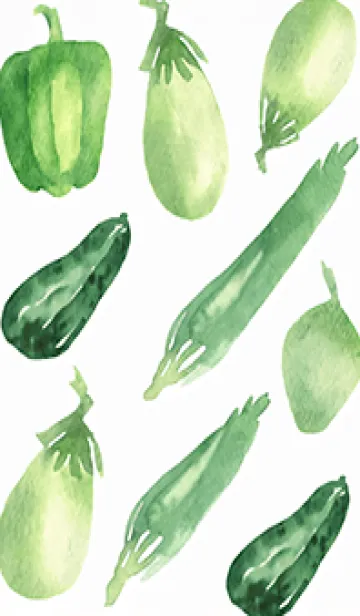[LINE着せ替え] 【シンプル】お野菜の着せかえ#229の画像1