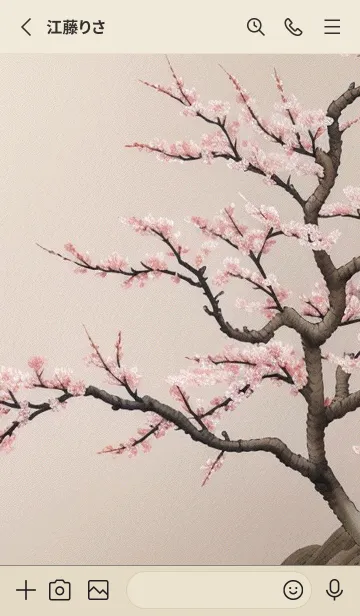 [LINE着せ替え] 浮世絵桜の季節 t0m3dの画像2