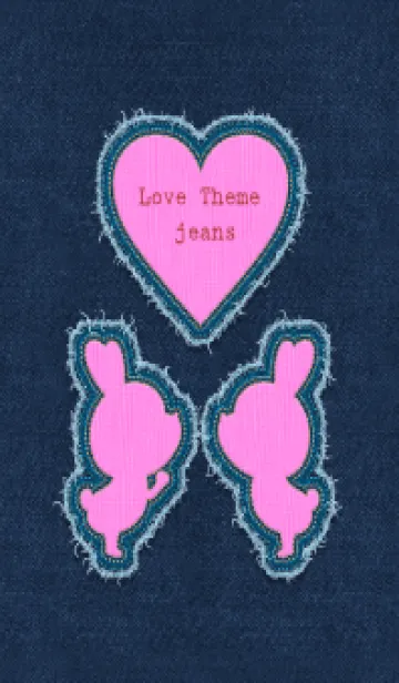 [LINE着せ替え] Love Theme - jeans 55の画像1