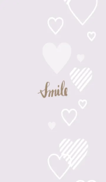 [LINE着せ替え] おしゃれ ハート 白27の画像1