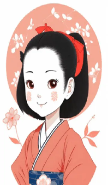 [LINE着せ替え] かわいい女性忍者 aOcTIの画像1