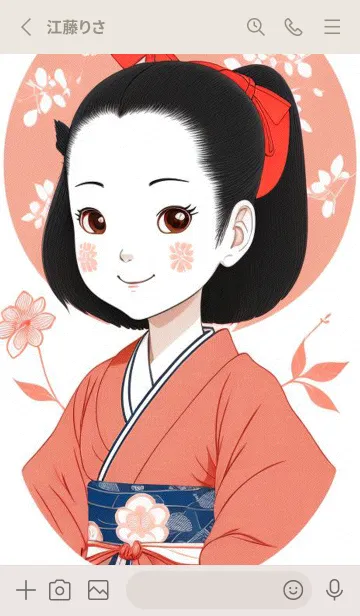 [LINE着せ替え] かわいい女性忍者 aOcTIの画像2