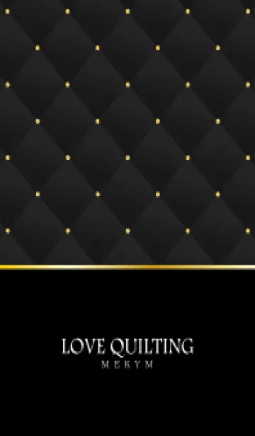 LOVE QUILTING -chic black-の着せ替えメイン画像