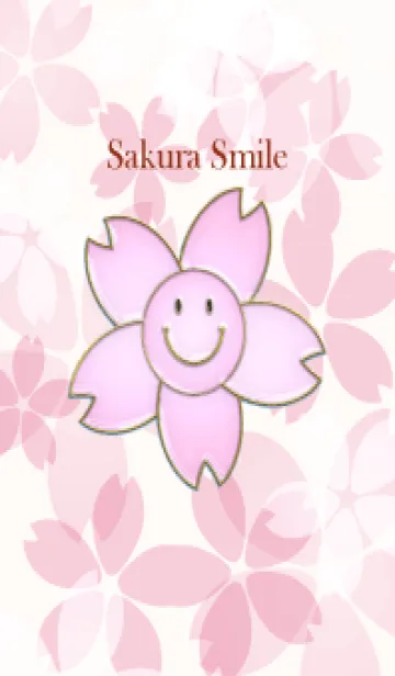 [LINE着せ替え] Sakura Smile Enamel Pin 45の画像1