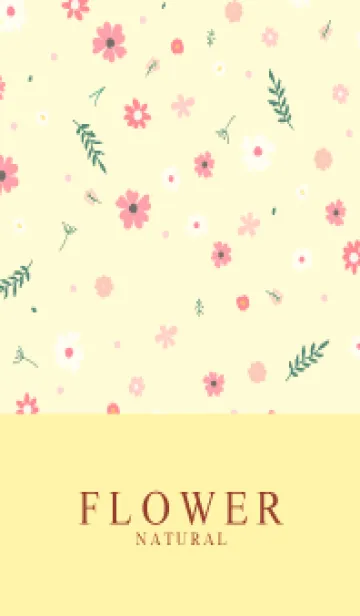 [LINE着せ替え] FLOWER YELLOW - NATURAL 57の画像1
