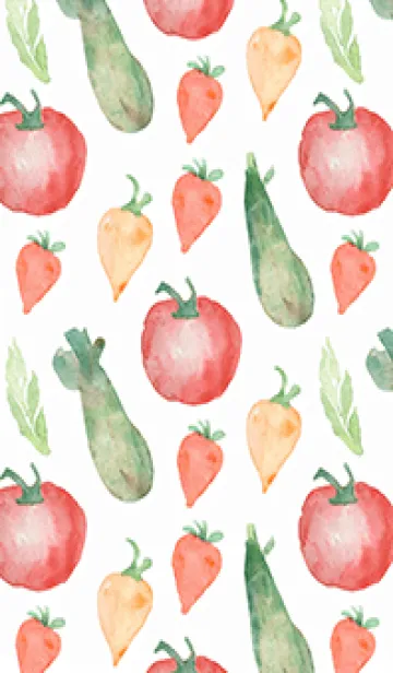 [LINE着せ替え] 【シンプル】お野菜の着せかえ#223の画像1