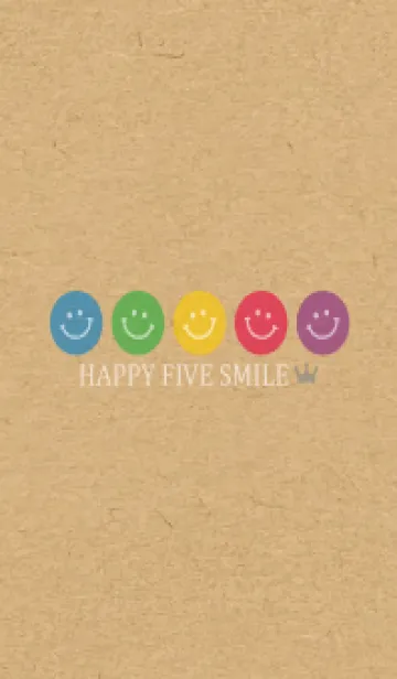 [LINE着せ替え] HAPPY-FIVE SMILE CROWN 3の画像1