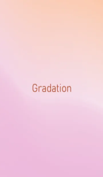 gradation-ORANGE&PINK 50の着せ替えメイン画像