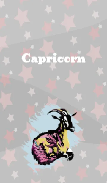 [LINE着せ替え] white やぎ座の画像1