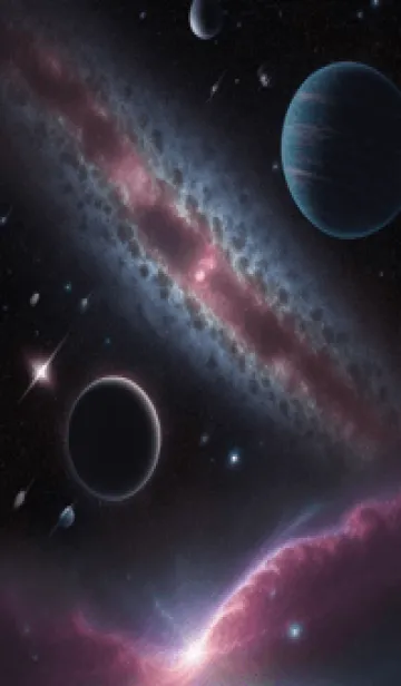 [LINE着せ替え] 宇宙 星空 3dR8aの画像1