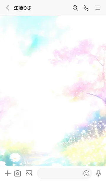 [LINE着せ替え] 優美な春の風景の着せかえ(Spring-163)の画像2