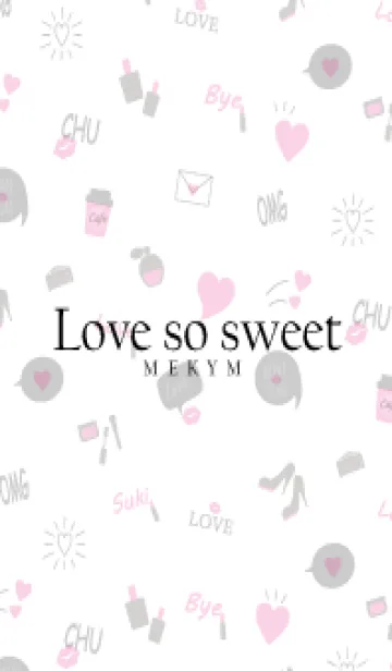 [LINE着せ替え] Love so sweet - HEARTの画像1