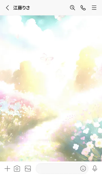 [LINE着せ替え] 優美な春の風景の着せかえ(Spring-165)の画像2