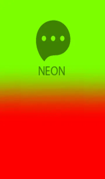 [LINE着せ替え] Neon Green & Neon Red V7 (JP)の画像1