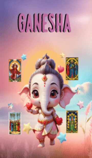 [LINE着せ替え] Ganesha Wealth & Money  Tarot Theme (JP)の画像1