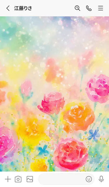 [LINE着せ替え] 薔薇(バラ)の花の着せかえ(R3469)の画像2