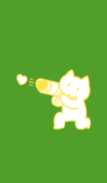 [LINE着せ替え] 推しねこ(yellow07)の画像1