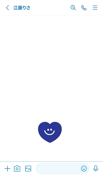 [LINE着せ替え] ハート スマイル /2の画像2