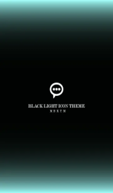 [LINE着せ替え] LIGHT ICON THEME -BLACK- 29の画像1