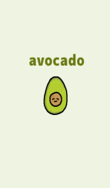 [LINE着せ替え] avocado_ yellowgreenの画像1