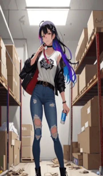 [LINE着せ替え] そのまま - 女の子 3XLbHの画像1