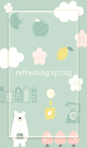 [LINE着せ替え] yellow refreshing spring15_1の画像1