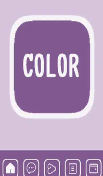 [LINE着せ替え] purple color B60の画像1