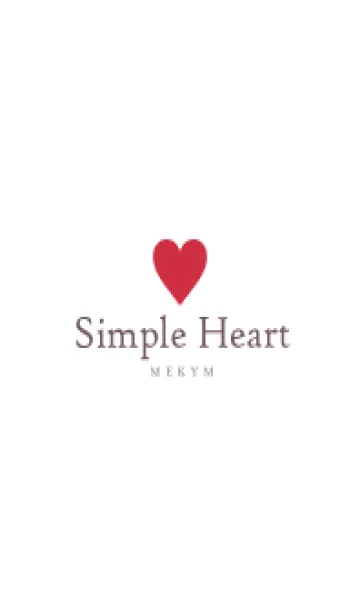 [LINE着せ替え] SIMPLE HEART-LOVE- 13の画像1
