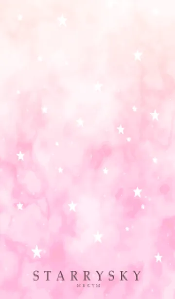 [LINE着せ替え] STARRY SKY -PINK WHITE- 24の画像1