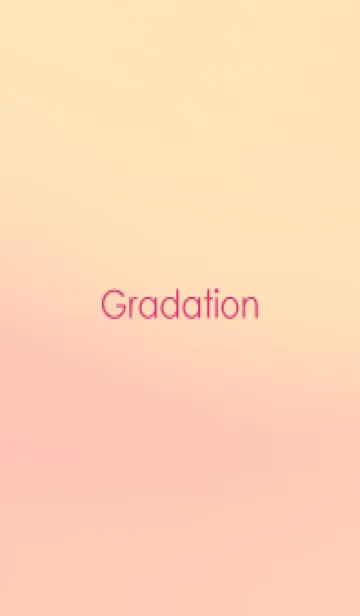 [LINE着せ替え] gradation-YELLOW&PINK 65の画像1