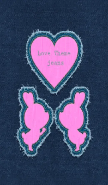 [LINE着せ替え] Love Theme - jeans 56の画像1