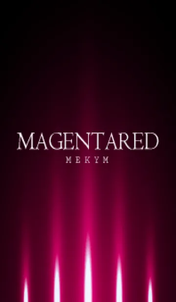 [LINE着せ替え] MAGENTARED LIGHT. -MEKYM-の画像1