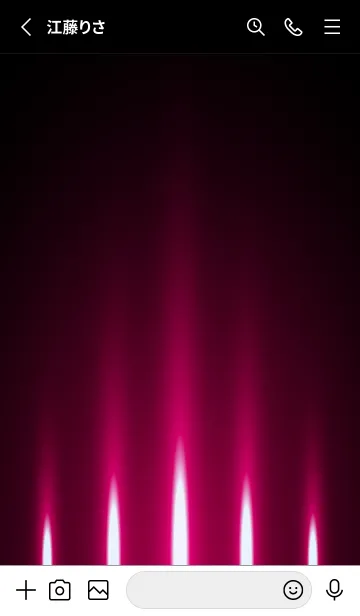 [LINE着せ替え] MAGENTARED LIGHT. -MEKYM-の画像2