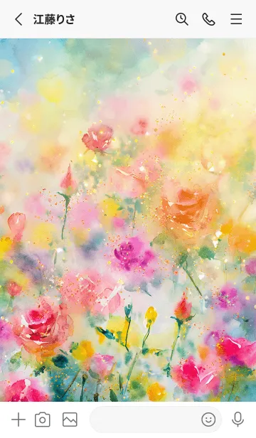 [LINE着せ替え] 薔薇(バラ)の花の着せかえ(R3474)の画像2