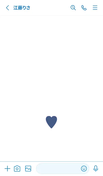 [LINE着せ替え] しんぷるはーと 23の画像2