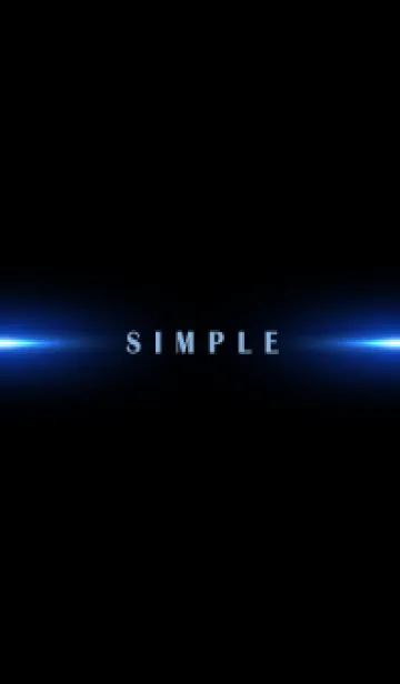 [LINE着せ替え] SIMPLE BLUE LIGHT-BLACK 15の画像1