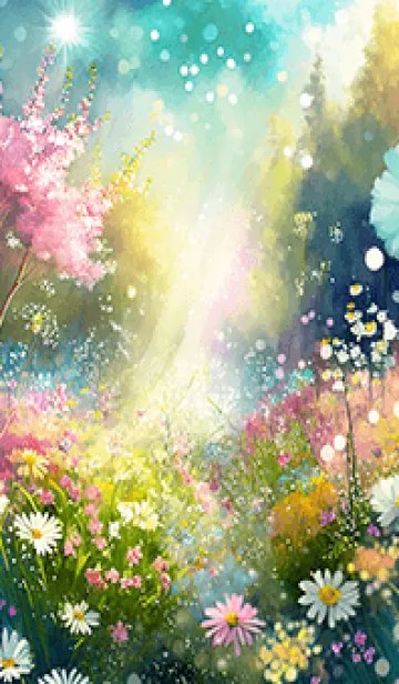 [LINE着せ替え] 優美な春の風景の着せかえ(Spring-182)の画像1