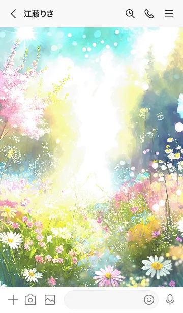 [LINE着せ替え] 優美な春の風景の着せかえ(Spring-182)の画像2