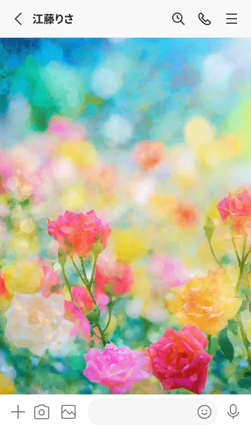 [LINE着せ替え] 薔薇(バラ)の花の着せかえ(R3478)の画像2