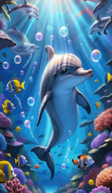 [LINE着せ替え] 海の幻想曲 #DVHJ116。の画像1