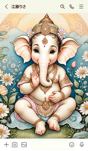 [LINE着せ替え] Ganesha Rich And Wealth Theme (JP)の画像2