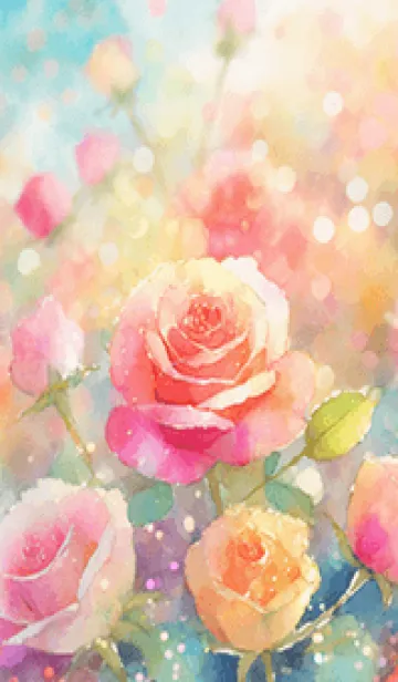 [LINE着せ替え] 薔薇(バラ)の花の着せかえ(R3490)の画像1