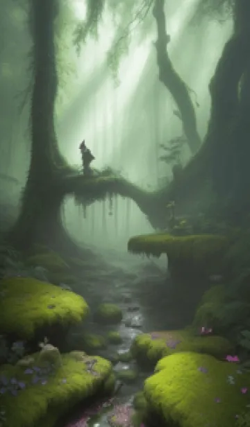 [LINE着せ替え] 静かな森 rjr3Eの画像1