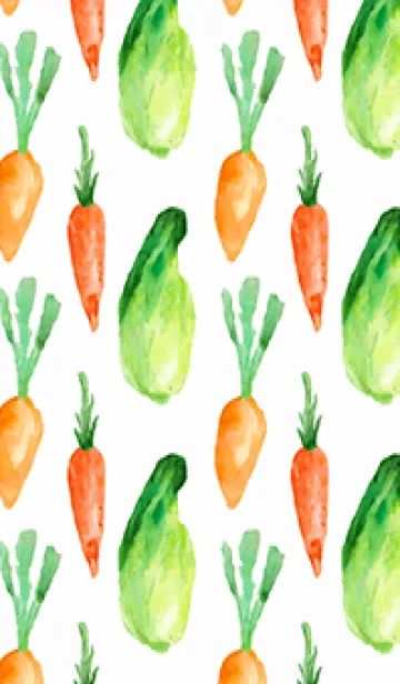 [LINE着せ替え] 【シンプル】お野菜の着せかえ#266の画像1