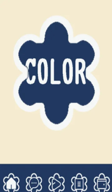 [LINE着せ替え] beige color C60の画像1