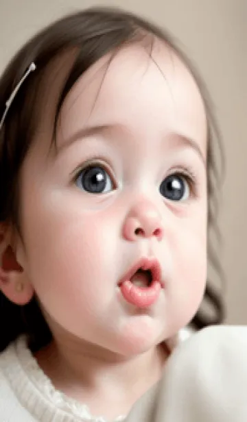 [LINE着せ替え] かわいい赤ちゃん - Q版 AQmIaの画像1